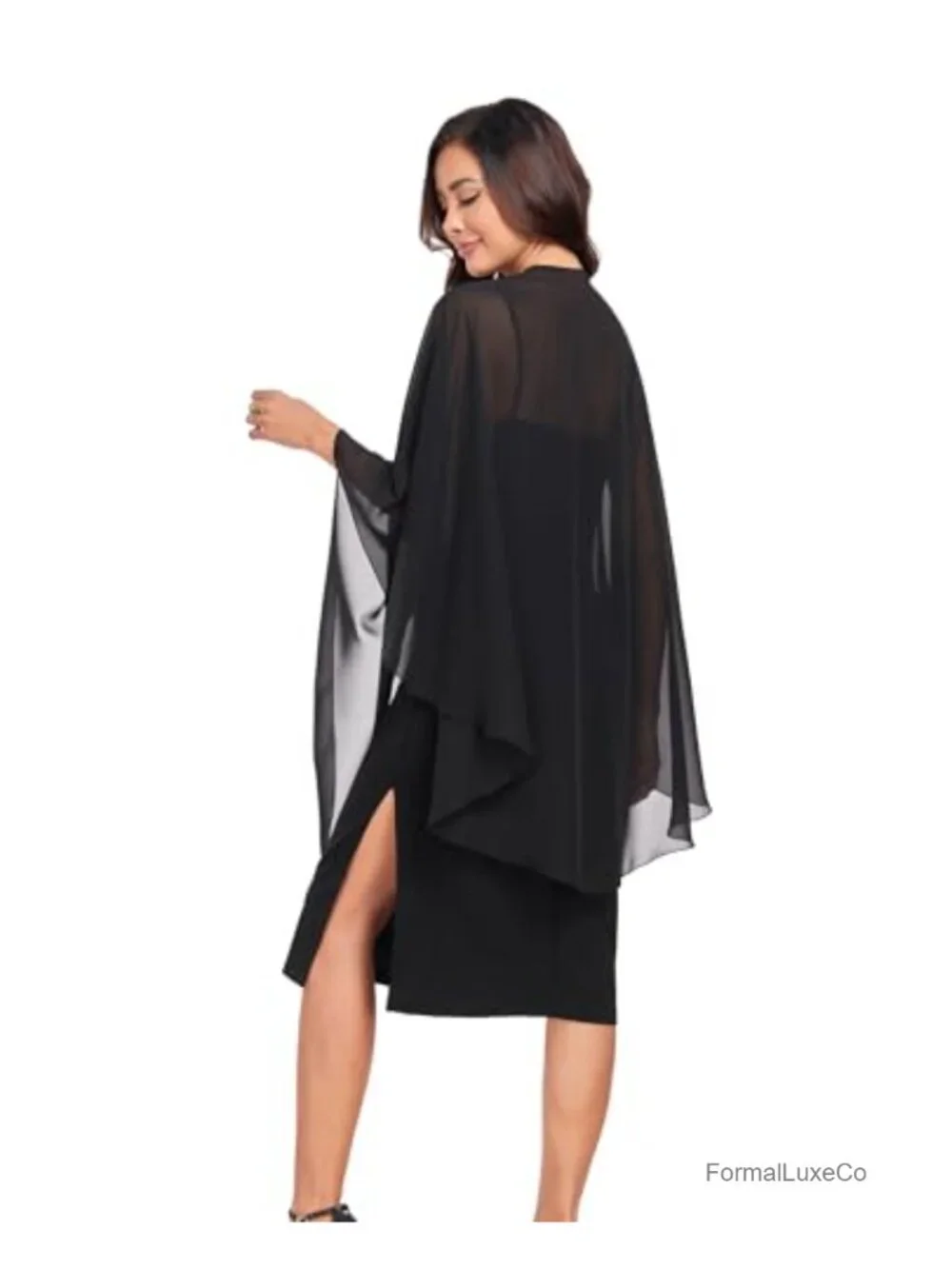 Chiffon Shawl Wrap for Evening Wedding Party - Soft Lightweight Pashmina